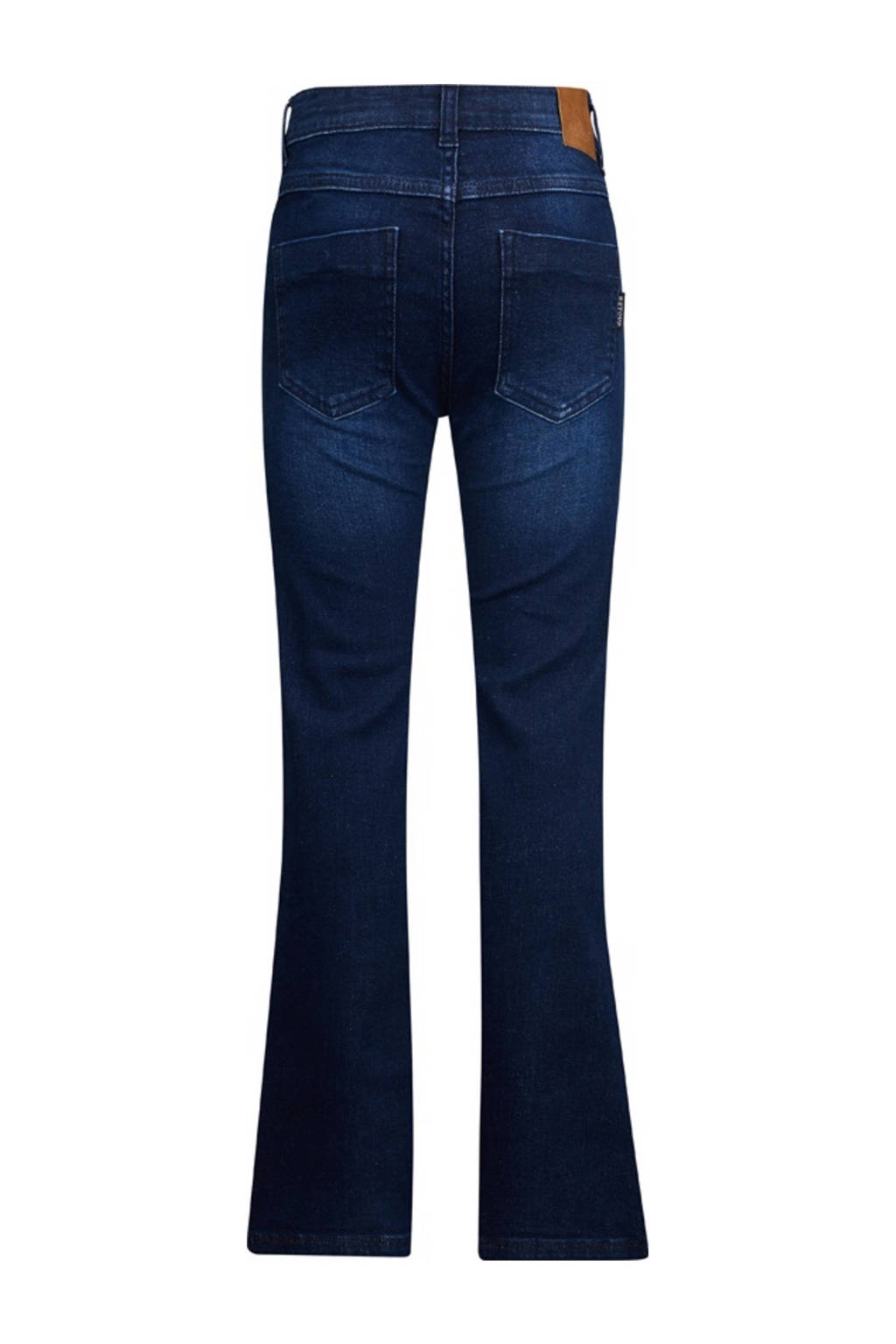 Retour Jeans high waist flared jeans Sidi dark blue denim