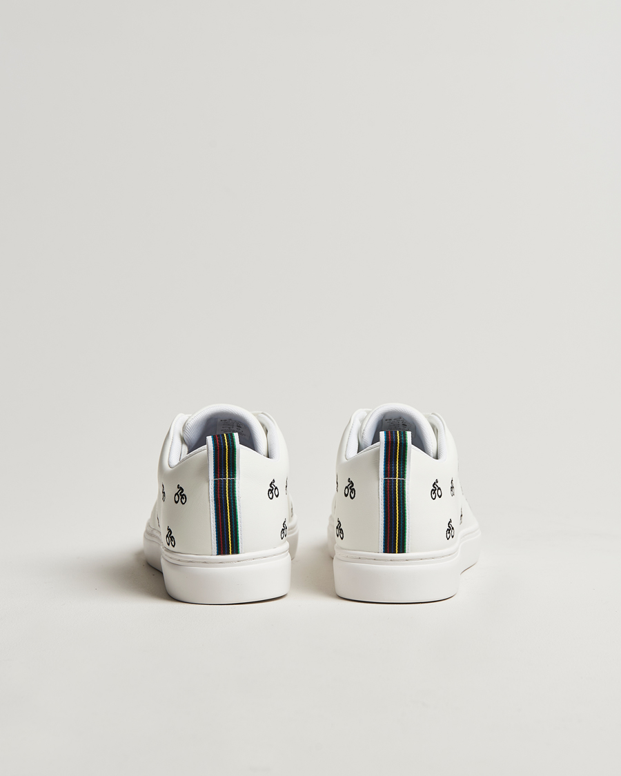 PS Paul Smith Lee Cycle Embroidery Leather Sneaker White
