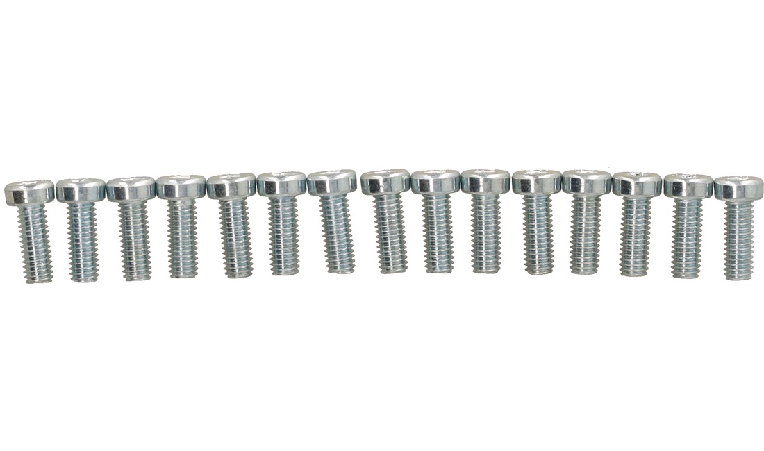 Unbraco bolte 6x16 mm - 15 stk.