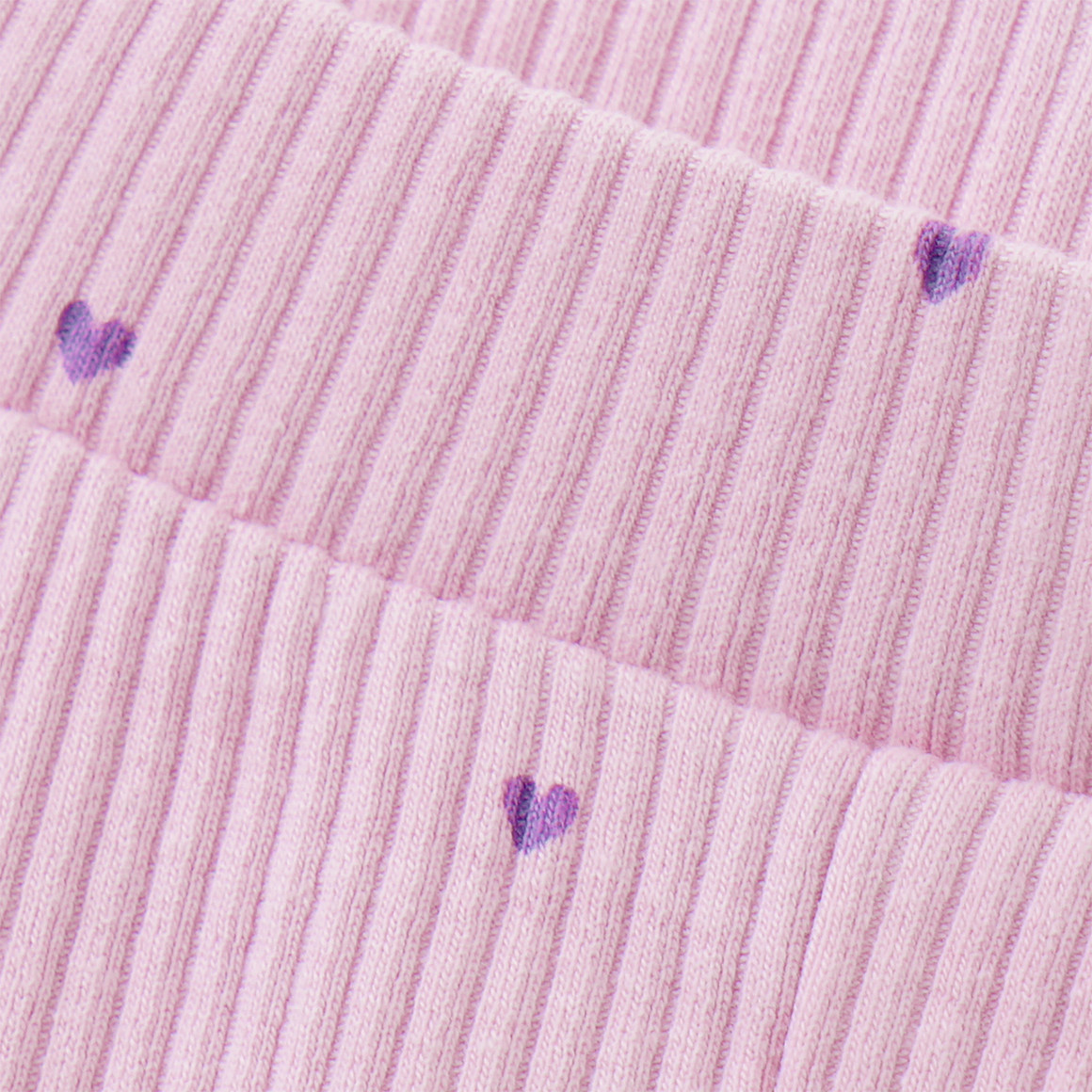 Topomini Baby Leggings  mit Herz-Allover helllila