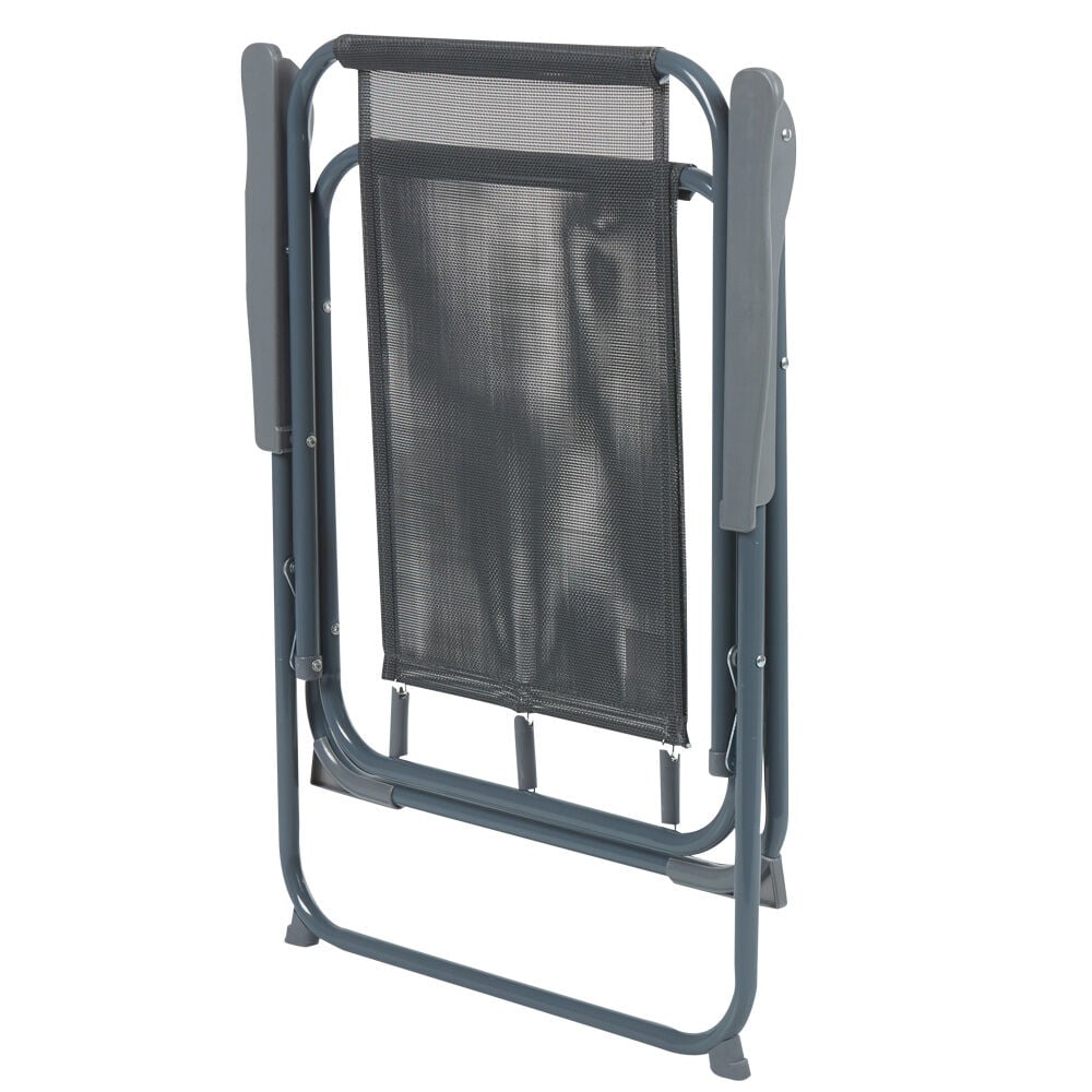 Fauteuil de camping pliant gris