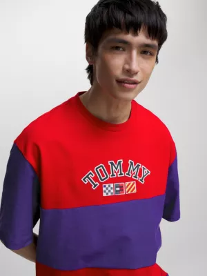 Camiseta de modelagem oversized com blocos de cores da Archive