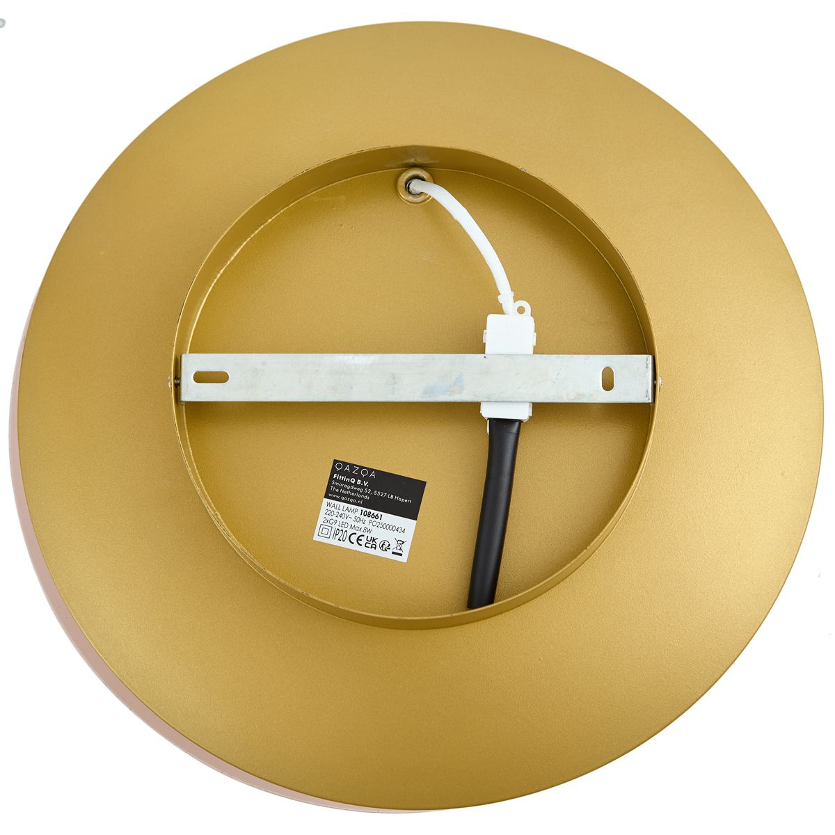 Moderne wandlamp koper 34.5cm 2-lichts - Sunrise