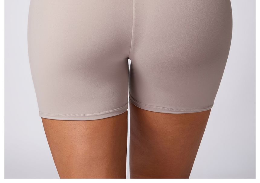 Skinniano - Hoge taille effen yogashorts
