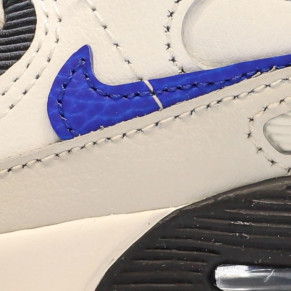 Nike Baskets Blanches/Noires/Bleu Garçon Nike Air Max 90
