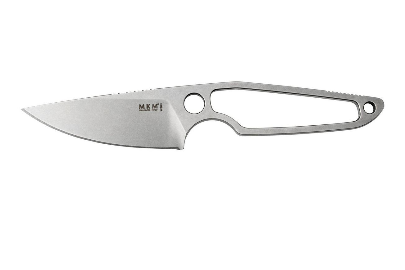 MKM Makro 1 Droppoint Stonewashed vaststaand mes, Jesper Voxnaes design