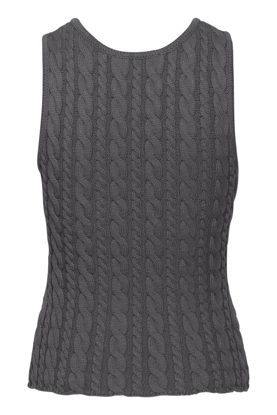 Gestuz Panigz Long Dress 03 gray pinstripe