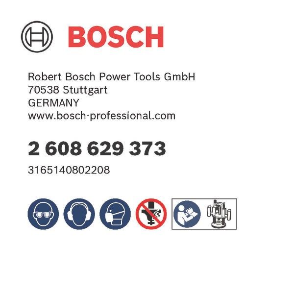 Bosch 2608629373 Afrondprofielfrees 22,2x13,2x55x8
