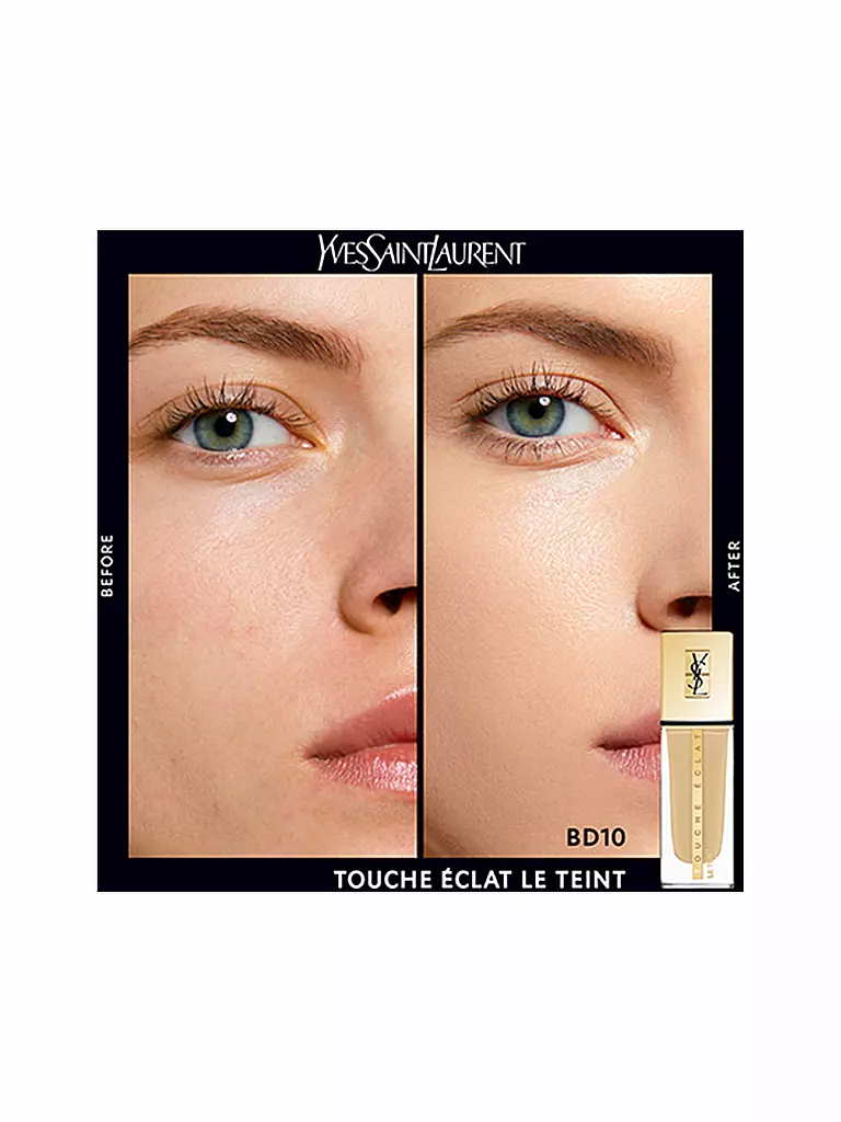 YVES SAINT LAURENT Touche Éclat Le Teint Foundation ( BD10 Warm Porcelain )  rosa