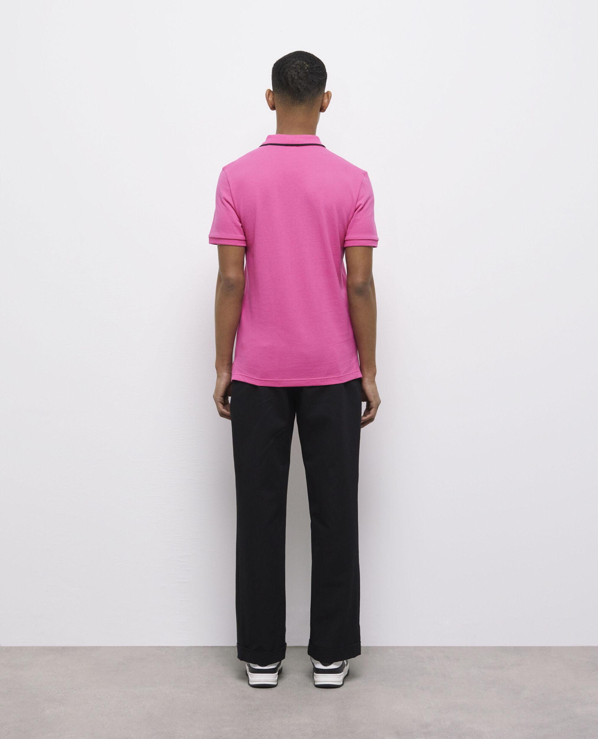 Polo rose avec logo
