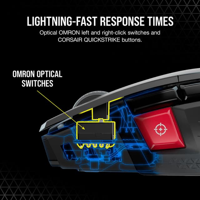 Corsair M65 RGB Ultra trådløs gaming-mus