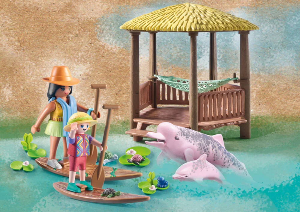PADDLES DAUPHINS ROSES - 71143