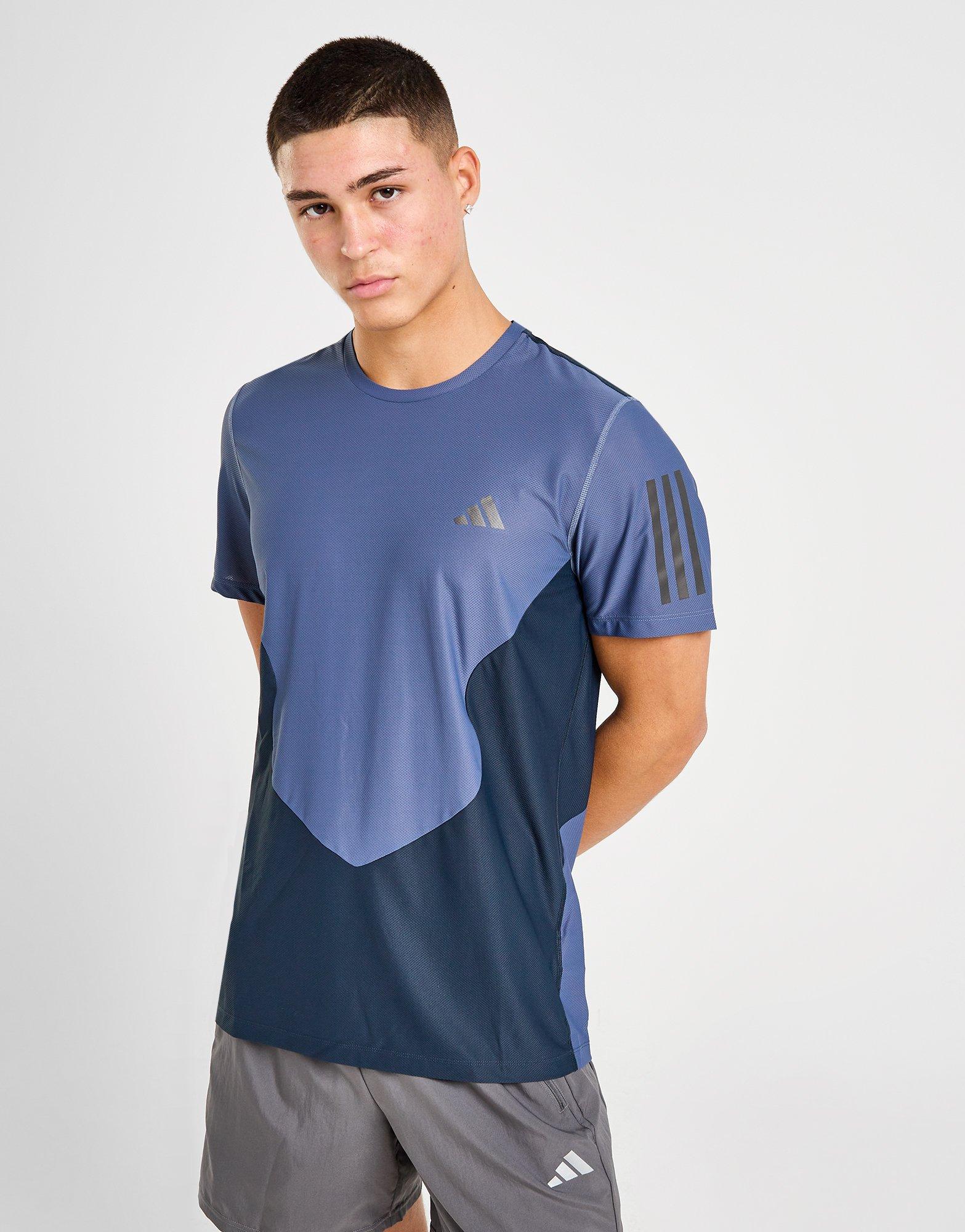 adidas T-shirt Colour Block Own The Run Homme