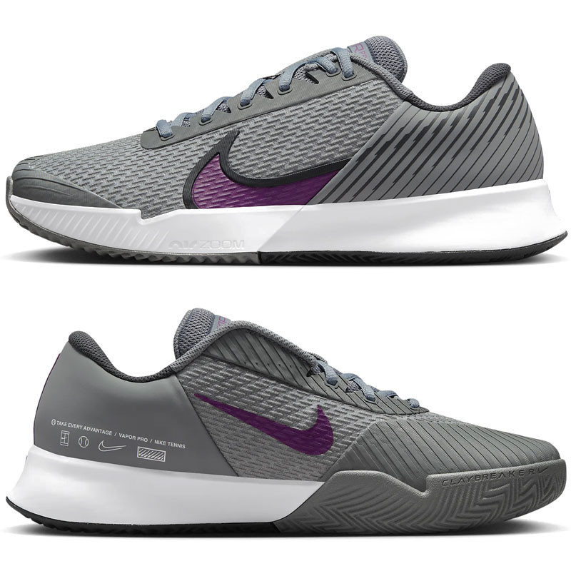 Nike Air Zoom Vapor Pro 2 Clay gris terre battue
