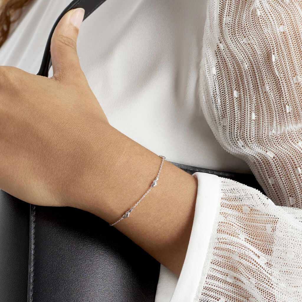 Bracelet Astria Argent Blanc