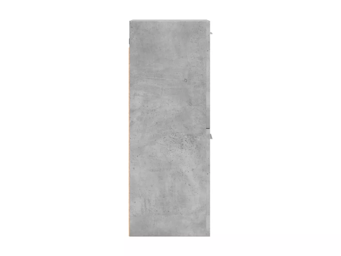 Armoire de salle de bain suspendue gris béton bois d'ingénierie