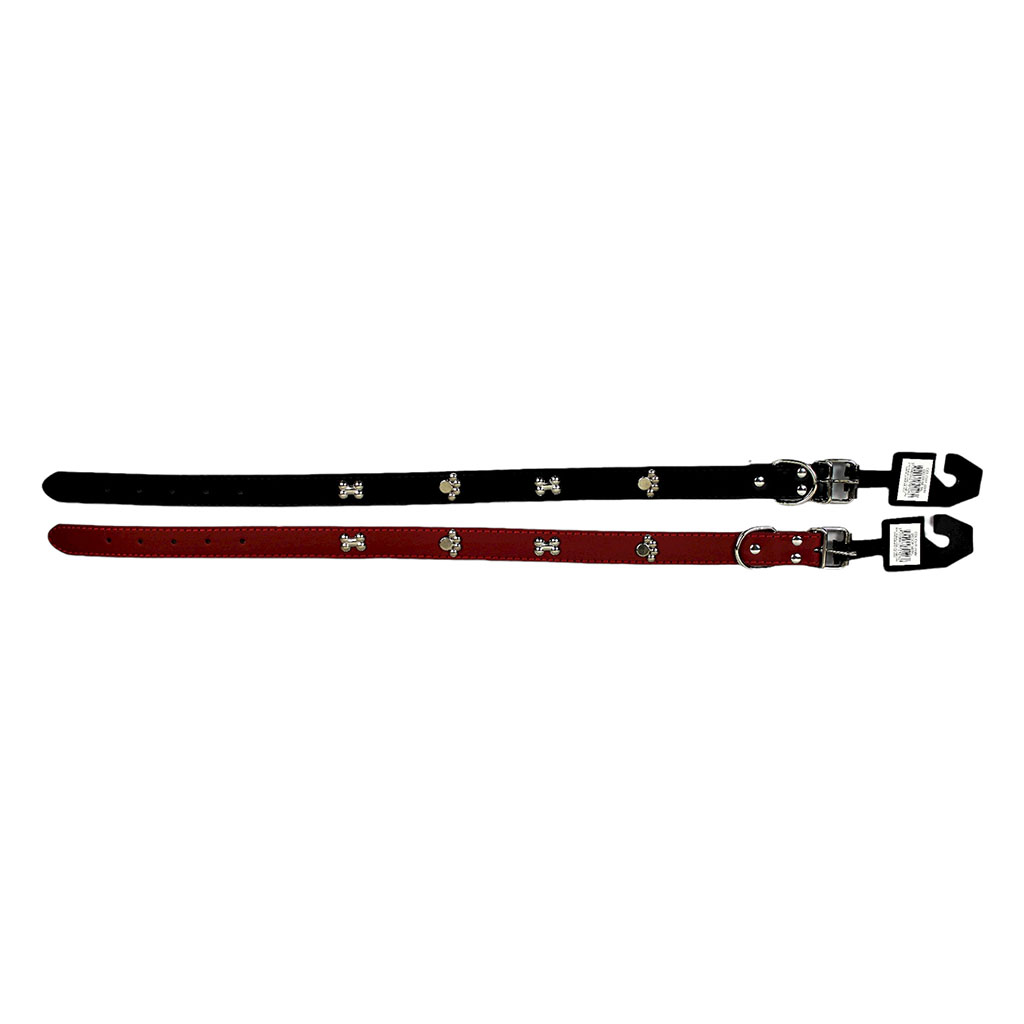 Collier pour chien déco métal 25mmx67cm