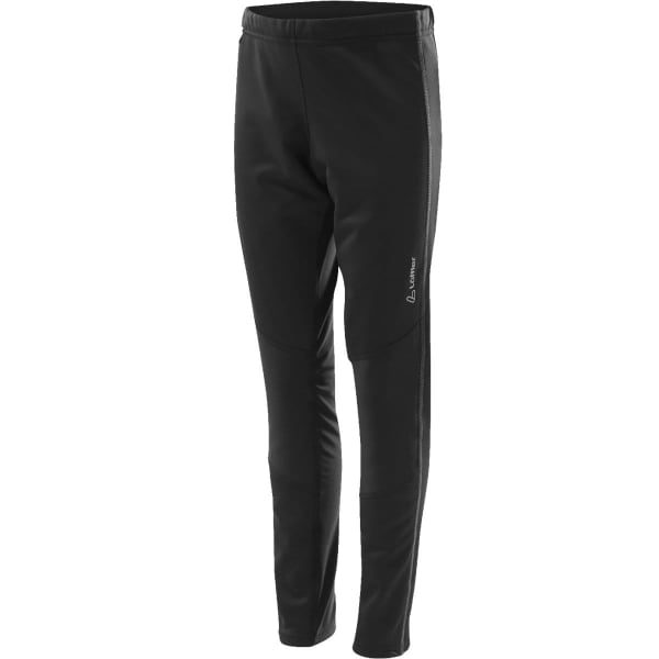 Pantalon ski de fond LÖFFLER TIGHTS LANG WS SOFTSHELL WARM JR BLACK