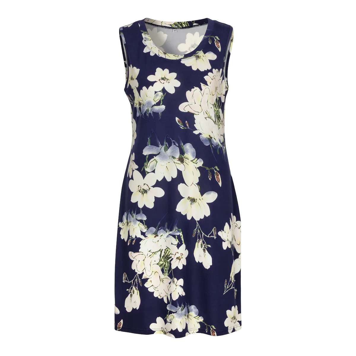 wedolina - Sommerkleid - blau/weiß