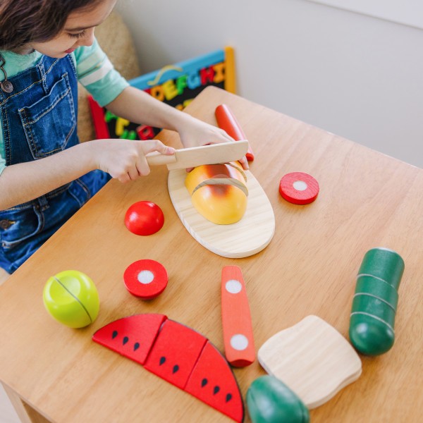 Melissa & Doug - Udskåret Mad