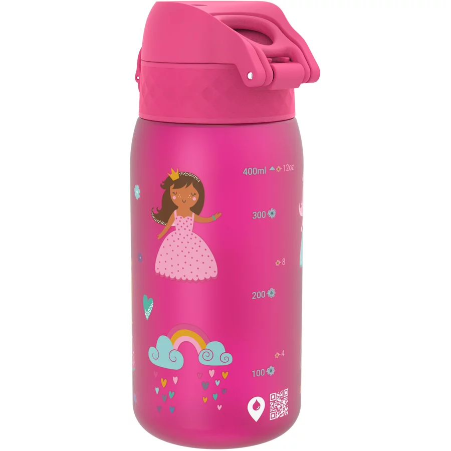 ion8 Kindertrinkflasche auslaufsicher 350 m Prinzessinnen  pink