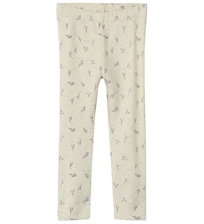 Name It Leggings - NmfDabua - Peyote Melange/Small Flower