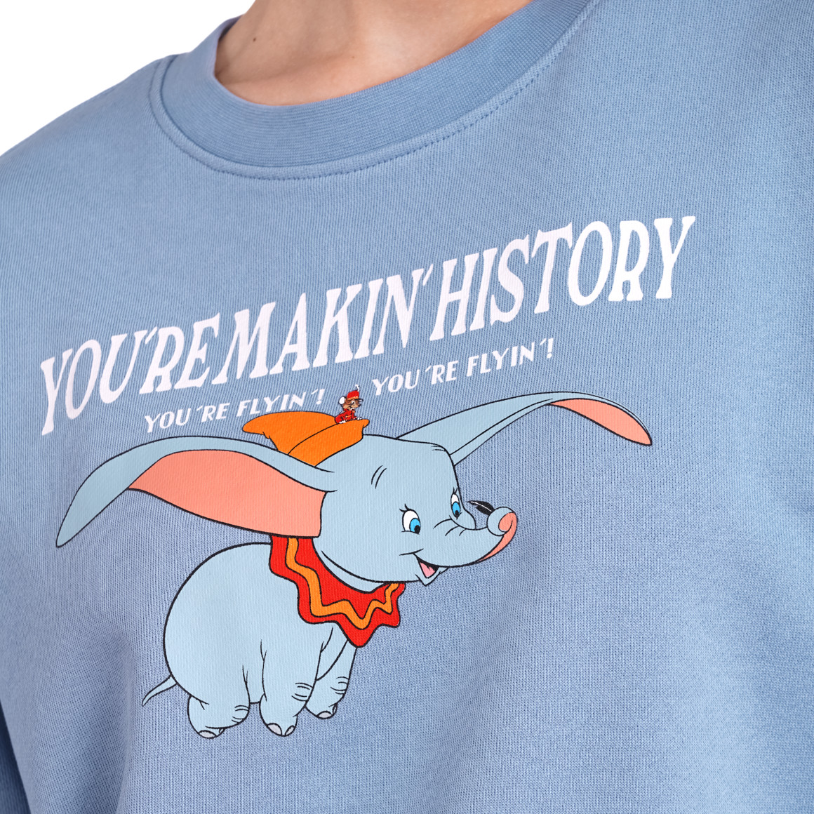 Gina Disney Classics Sweatshirt mit Dumbo-Motiv hellblau