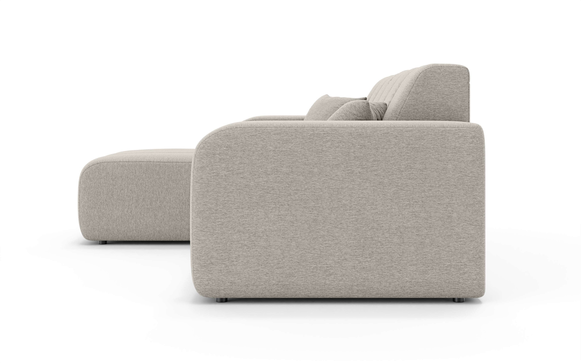 GOODproduct Ecksofa »CASSY L-Form, Schlafsofa mit Bettkasten, Masse B/T/H: 245/165/88 cm« mit 2 Rückenkissen, Recamiere rechts oder links bestellbar