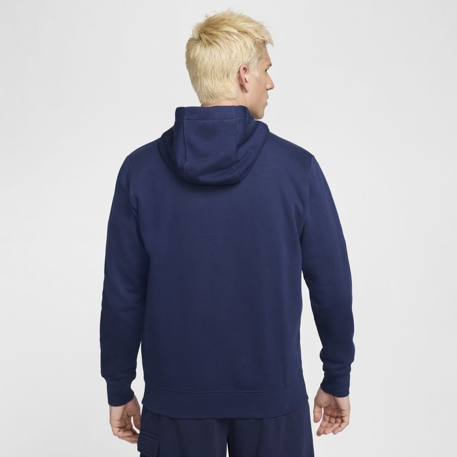 Nike Sportswear Club Men's Full-Zip MIDNIGHT NAVY/MIDNIGHT NAVY/WHITE