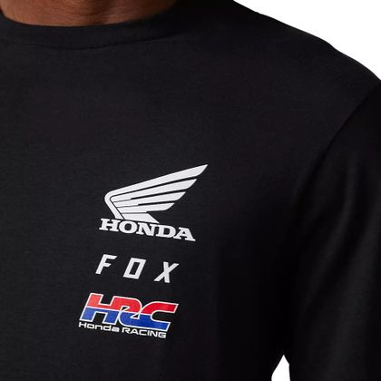 T-Shirt manches courtes Fox HONDA - Noir
