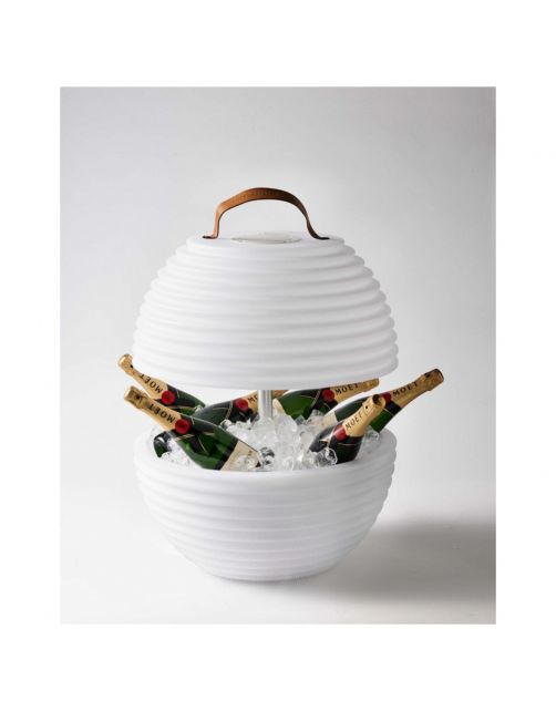 Nikki.Amsterdam The Bowl Color Sync - Tuinverlichting - 55x55x56.5 cm 7 kg Multi-Color 8 Watt Incl. Speaker 55