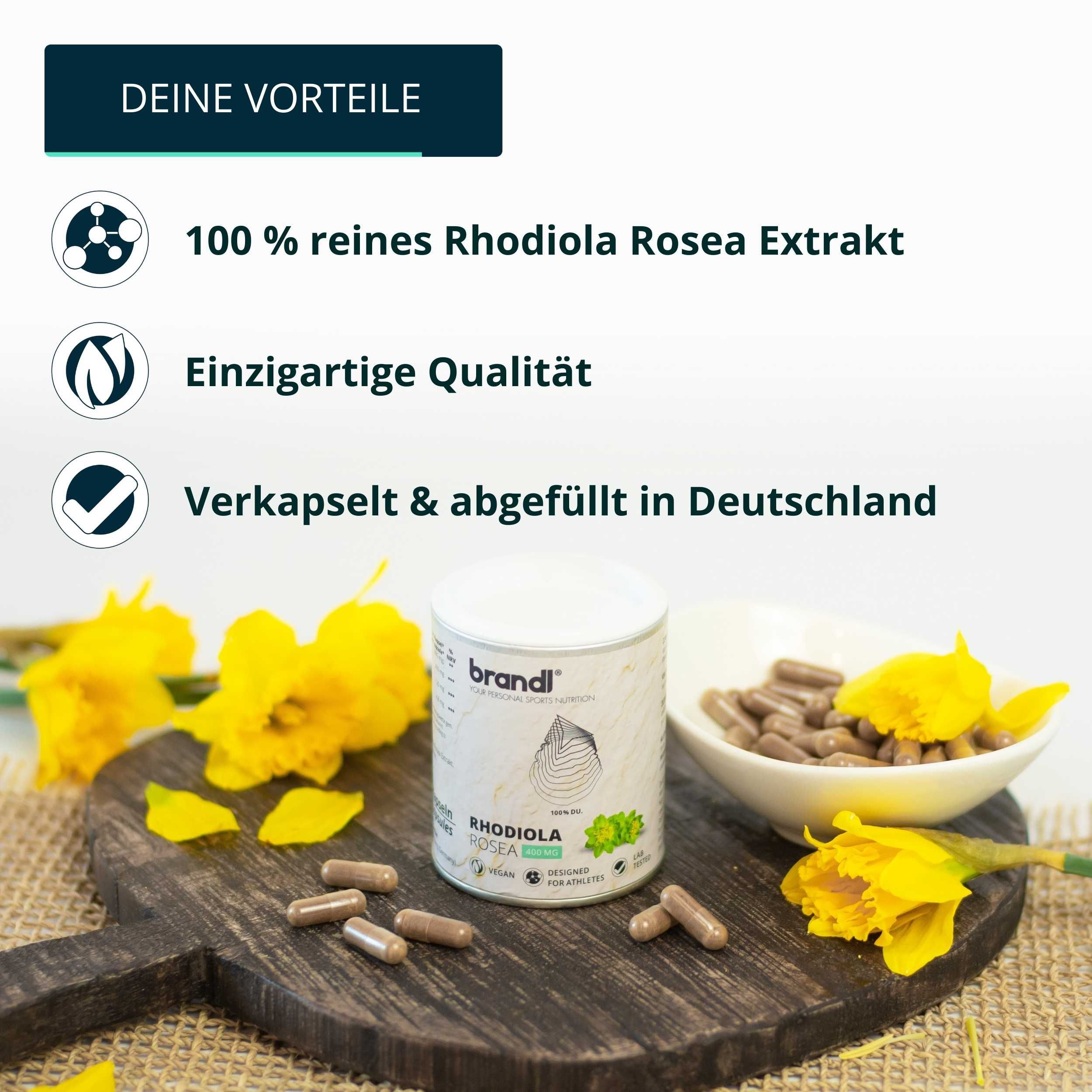 brandl® Rhodiola Rosea Extrakt (Rosenwurz)