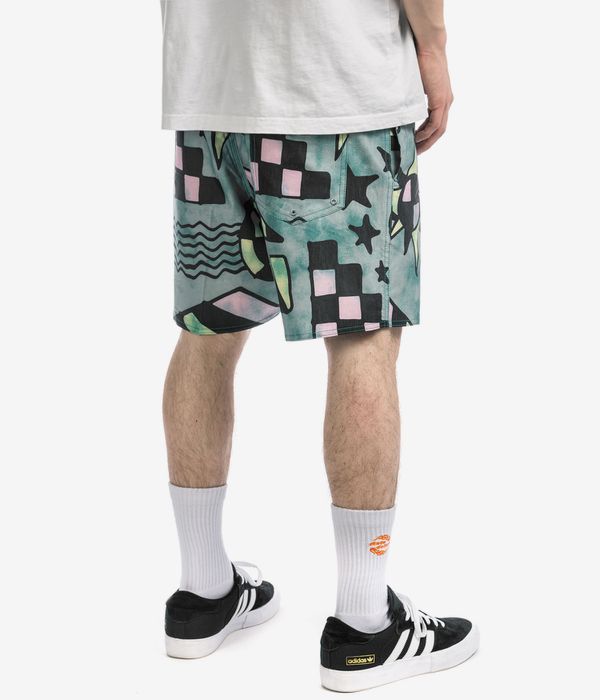 Volcom Chlorine Killer Stoney 17 Boardshorts (temple teal)