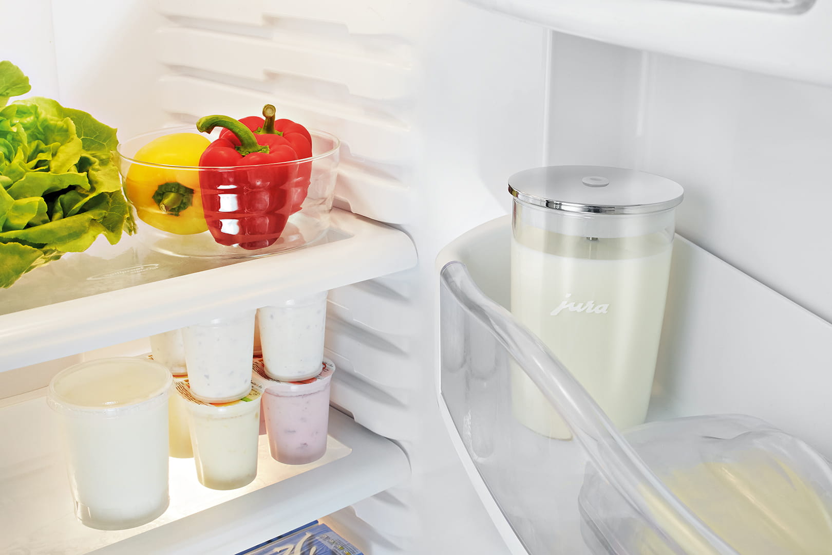 Récipient à lait en verre