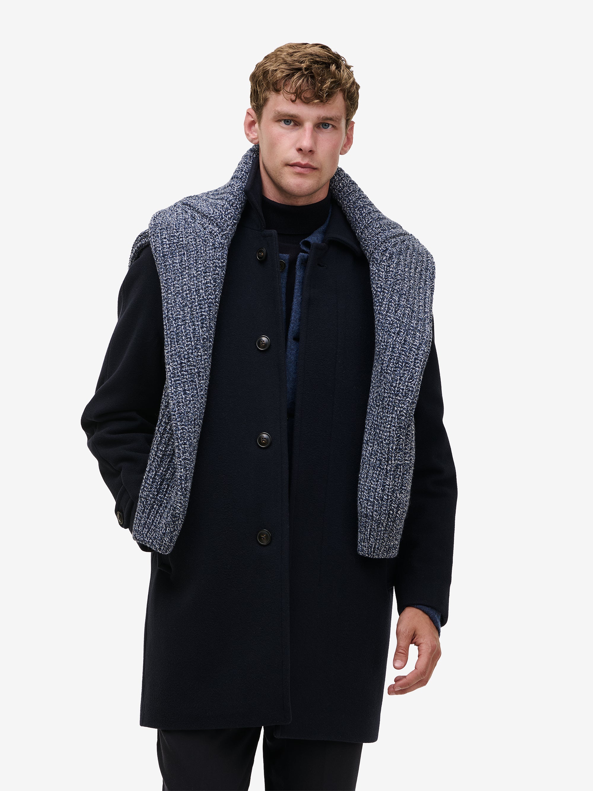 Manhattan Wool Cashmere Blend OW01003-NVY