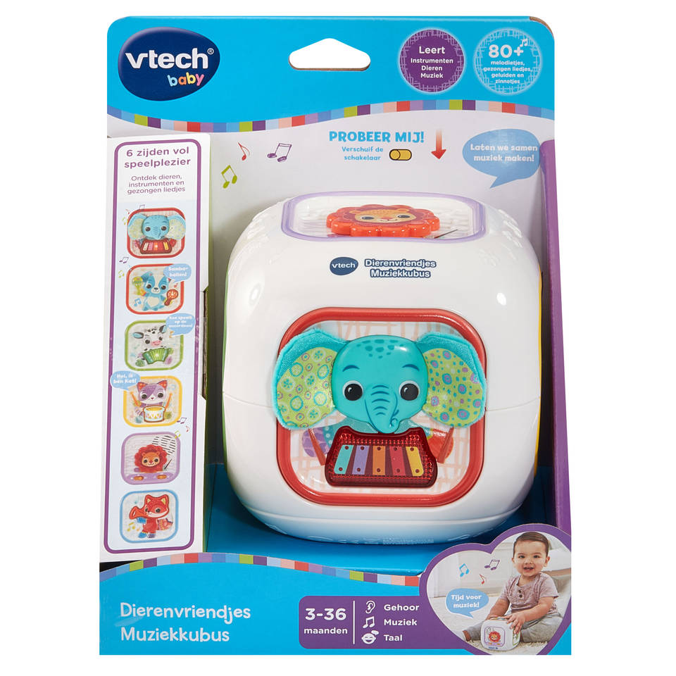 VTech Baby dierenvriendjes muziekkubus
