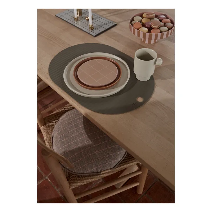 Oyoy Sets de table Ribbo en silicone - Set de 2 | Noir