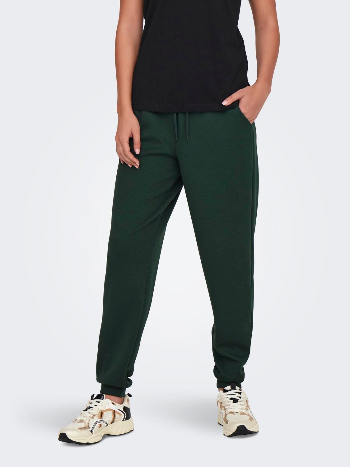 ONPLOUNGE Hohe Taille Normal geschnitten Jogginghose Scarab