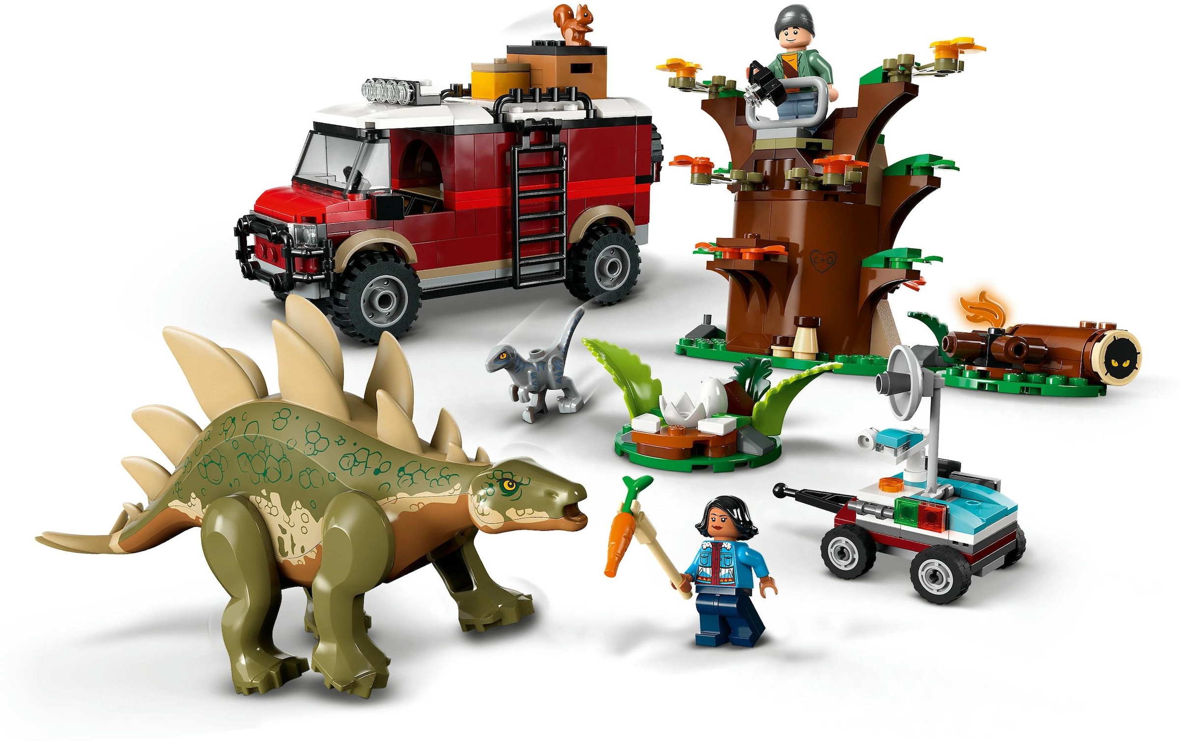 LEGO® Konstruktionsspielsteine »Jurassic World Entdeckung des Stegosaurus 76965«