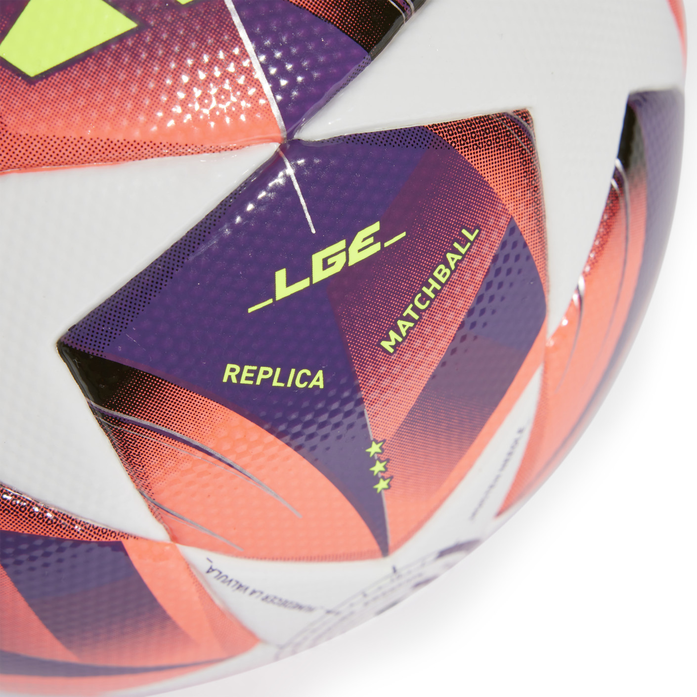 Adidas Women's UEFA Champions League League Voetbal Maat 5 2024-2025 Oranje Zilver Geel