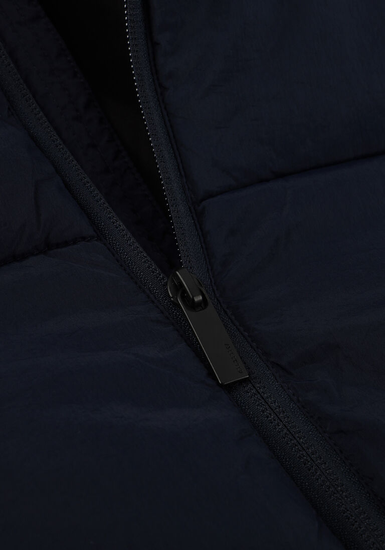 SELECTED HOMME donkerblauwe selected homme gewatteerde jas slhcooper puffer coat w noos
