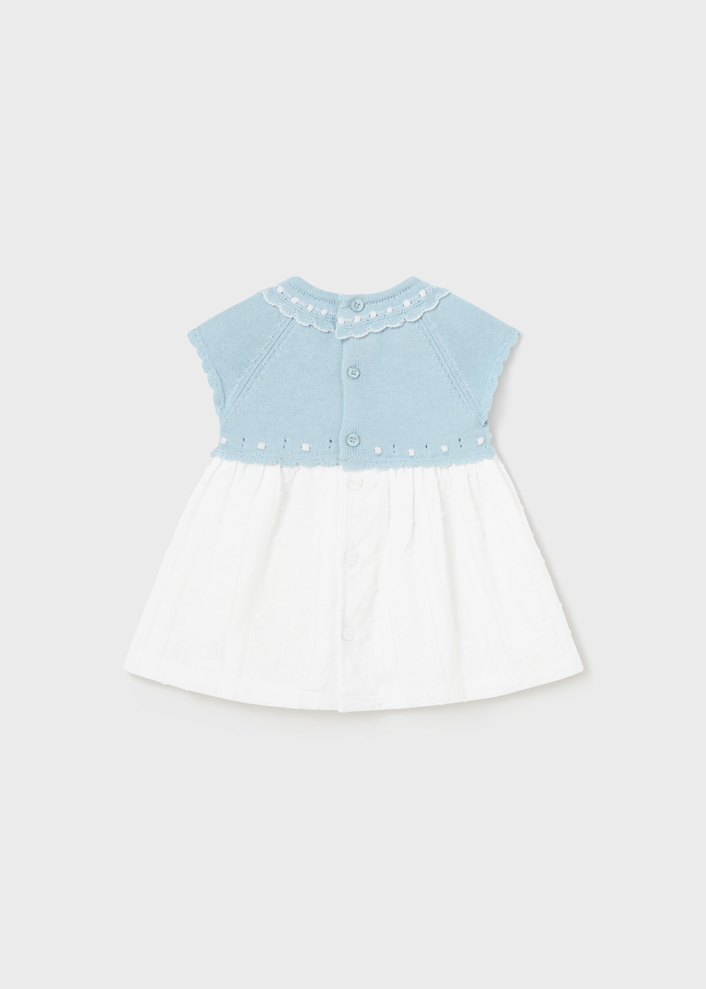 Vestido Better Cotton para recém-nascida Cristal