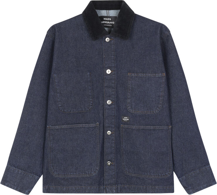 Mads Nørgaard - Copenhagen Arizona Denim Chore Jacket Blå