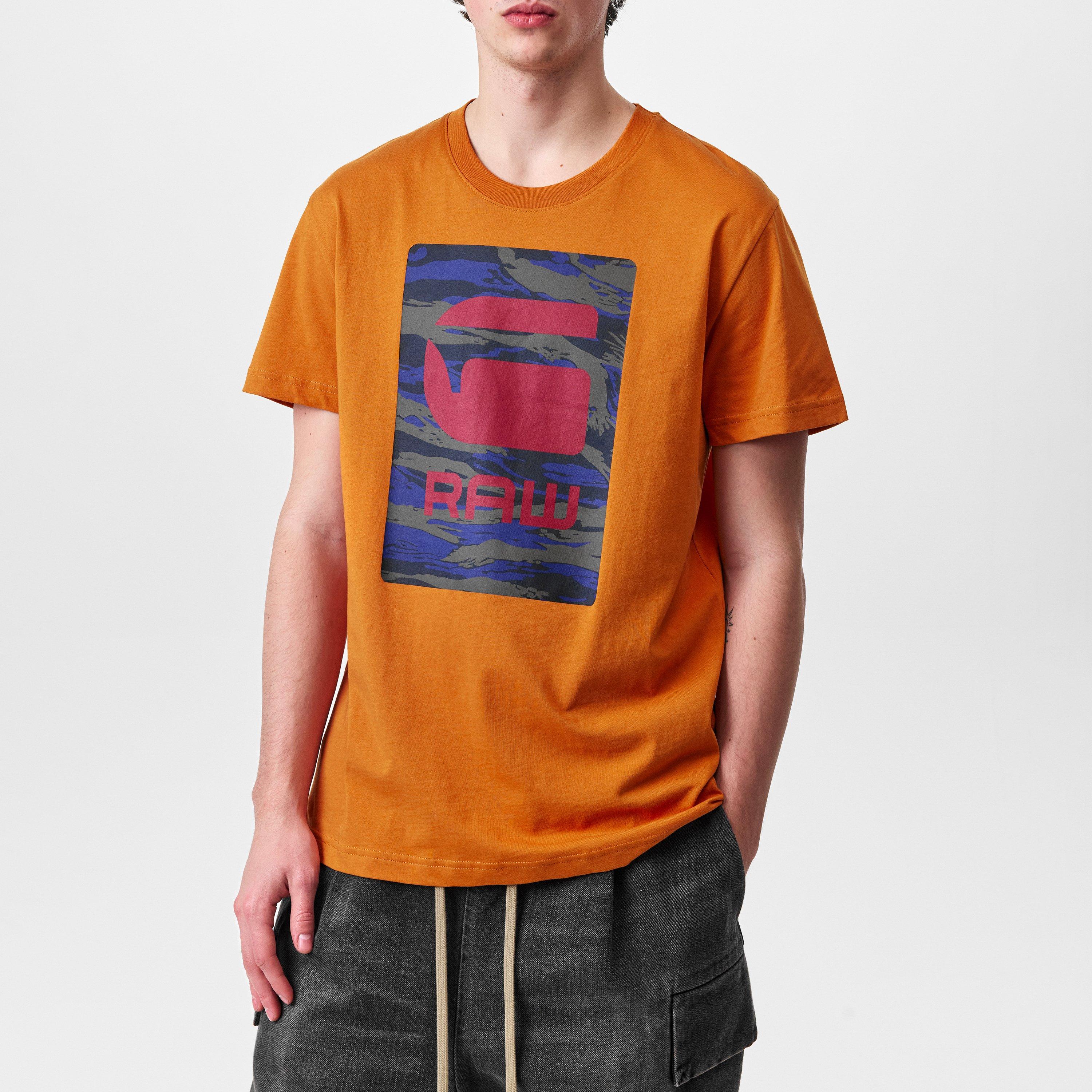 G Star Camo Box Graphic T Shirt