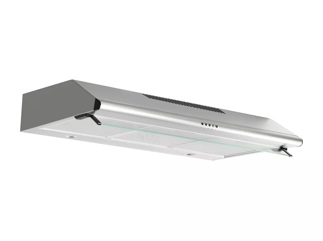 Hotte visière 345m³/h AIRLUX 80cm, AHC 840 IX