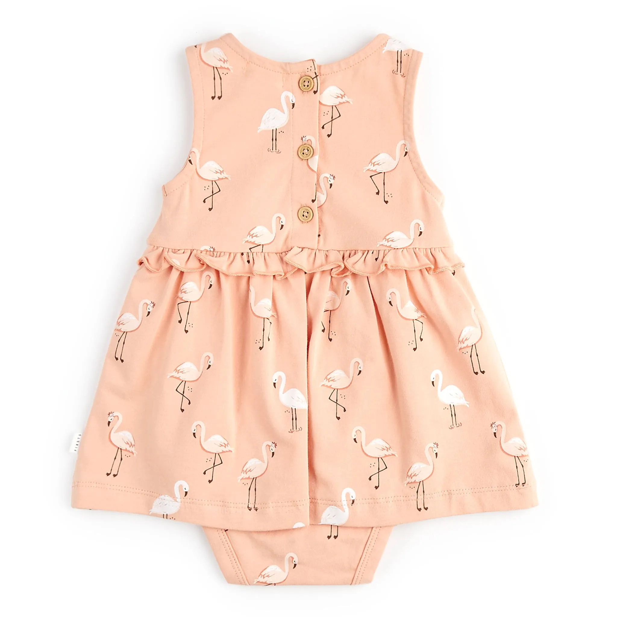 Firsts par Petit Lem Robe Flamant 3-24mois