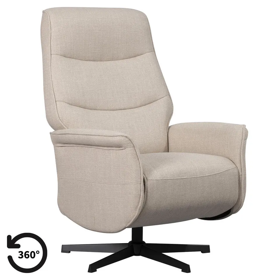 Relaxfauteuil Boaz - elektrisch verstelbaar - zand