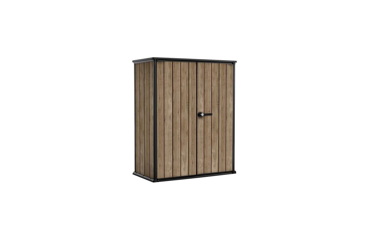 Vertical Shed – Ashwood 140 x 73.6 x 170.4 cm<br>Gartenschrank für grosszügigen Stauraum