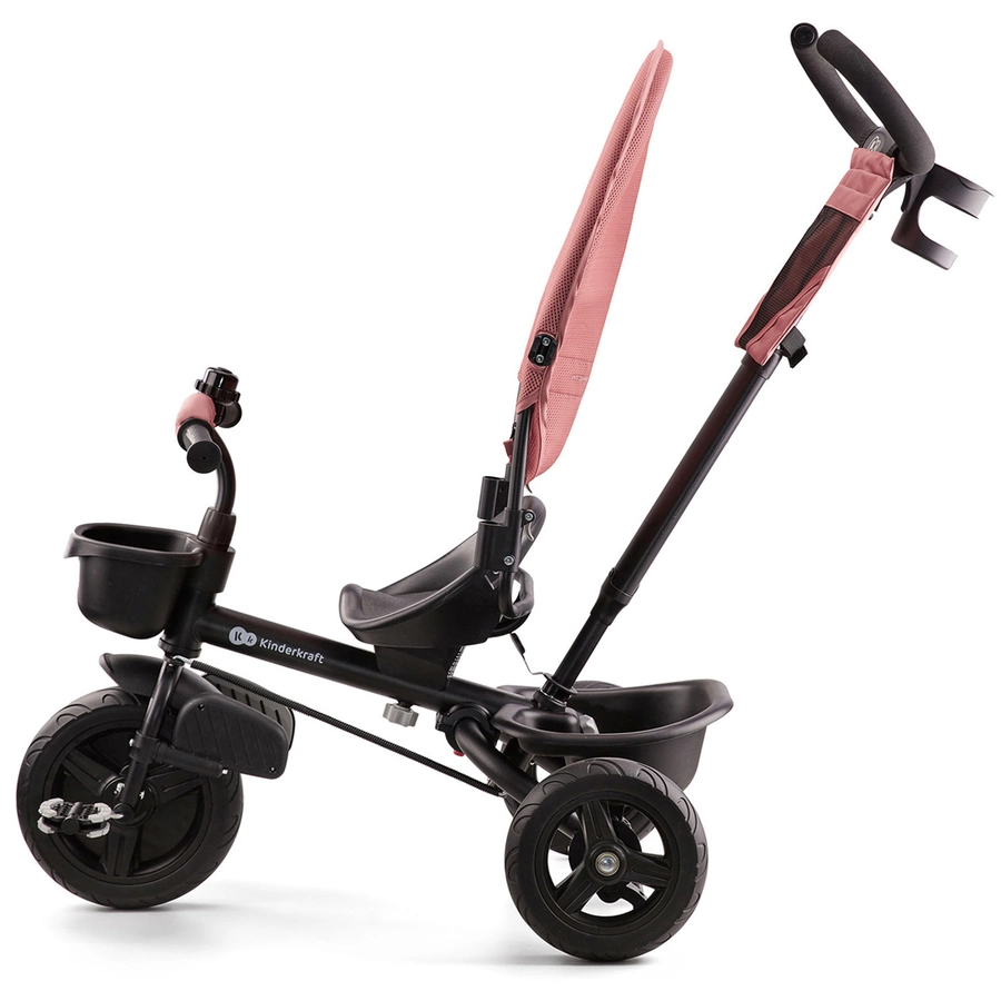 Kinderkraft 6 in 1 Dreirad Aveo, Rose pink