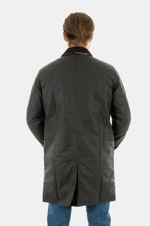 blousons et vestes barbour mac wax sg51 sage/classic